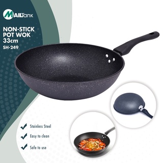MAILTANK Non-Stick Pot wok/Frying Pans 33CM/28CM/24CM