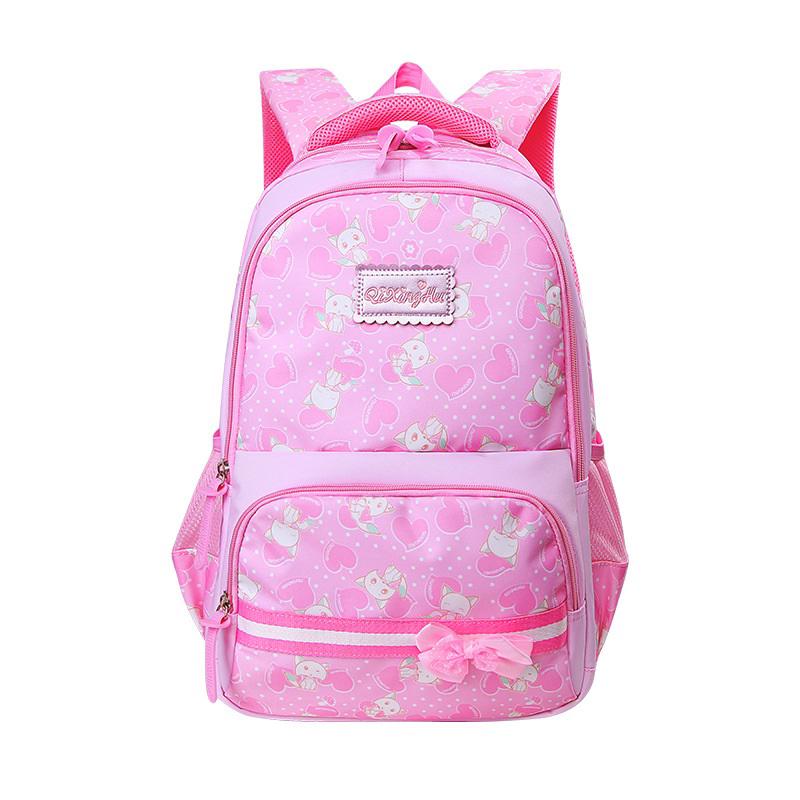 Girls Cute Princess Bow Backpack Korean Pupils School Bag