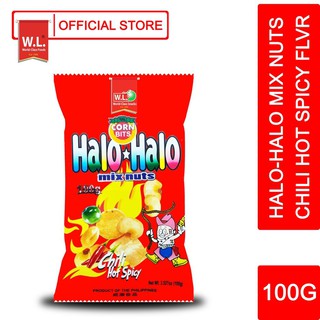 CASHEW♛❖┋CORNBITS Halo-Halo Mix Nuts Chili Hot Spicy Flavor 100g
