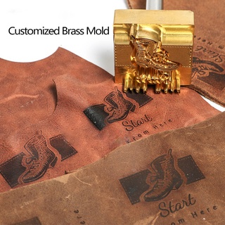 【COD】✈✣⊕Customized Logo Stamping Brass Mold for Leather PU Hot stamp (2)