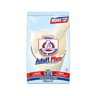 【high quality】✠✟BEAR BRAND Adult Plus Milk Powder 1.2kg - Pack of 2 with FREE Bear Brand Adult Plus (1)