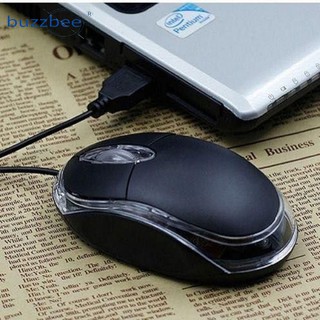 Buzzbee Optical Usb Wired 1200dpi Mouse Mice For Pc and laptop with Light