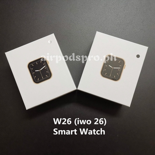 W26 Watch 6 IWO13 44mm ECG SmartWatch 1.75 inch infinite Screen for IOS Android phone Heart Rate Temperature Blood Pressure