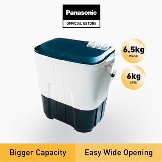 Panasonic NA-W6517BSP Twin Tub 6.5 Kg. Washing Machine
