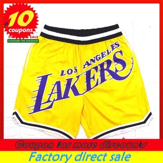 NBA Los Angeles Lakers Dri-fit short men's Basketball Sport shorts active Wear Boy fashion