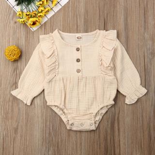 ❤XZQ-0-24M Newborn Toddler Baby Girl Clothes Ruffle Long (5)
