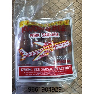 Kwong Bee Chinese pork sausage 250g & 500g