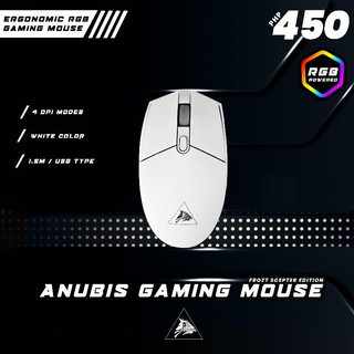 Local Brand Anubis GAMING Mouse RGB Frost WHITE EDITION