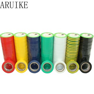 Electrical tape 10Roll/Bag 9 meter long 18mm insulation black large volume electrical White/Black/
