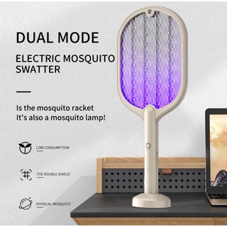 Rechargeable Two in One Electric Mosquito Killer Swatter Physical Mosquito Control