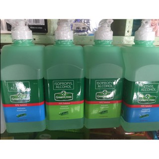 Green Cross Isopropyl/ Ethyl Alcohol 70% with pump