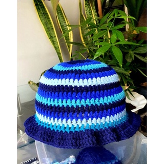 bucket hat crochet, handmade