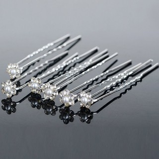 40 PCS Wedding Hair Pins Crystal Pearl Flower Bridal Hairpins Hair Accessories Factoryoutlet
