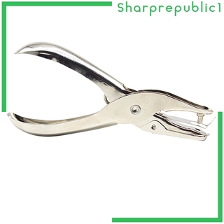 [shpre1] 1 Hole Punch, 3mm / 6mm Single Holes, Hole Puncher, 8 Sheets Punch Capacity, Classic, Ticket Craft Puncher Metal Cut Plier