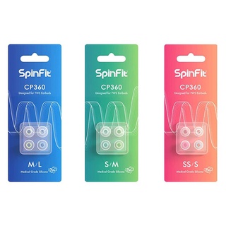 SpinFit CP360 Silicone Eartips for Ture Wireless Earbuds Earphone Headset High Quality Silicone Eartips