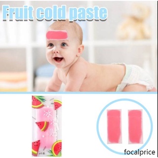 Cold Ice Stickers Heatstroke Relieving Cooling Patch Fever Down Baby Cooling Patches Lower Temperature Ice Gel Cold Paste Headache Pad fo
