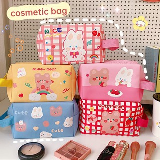 travel organizer♠✶YoYo Cosmetic Bag Cartoon Bear Protable Cute Big Capacity Organizer Korea Japan