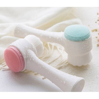 Multi-functional Double-sided Facial Manual Wash Cleansing Face Brush Silicone Face Cleaner Tool