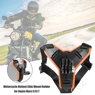 CS Motorcycle Helmet Chin Strap Mount for GoPro Yi OSMO Action