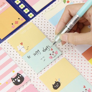 Planner Memo Pad 4 Folding Animal Page Marker Sticky Note (4)