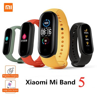 Original Xiaomi Mi Band 5 Smart Bracelet Color AMOLED Screen Miband 5 Smartband Fitness Tracker Bluetooth Sport Waterproof