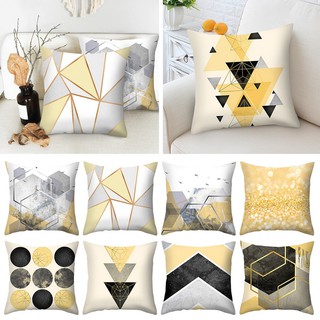 Nordic geometric style pillowcase new home decoration pillow printed peach skin pillowcase 45x45cm/40x40cm