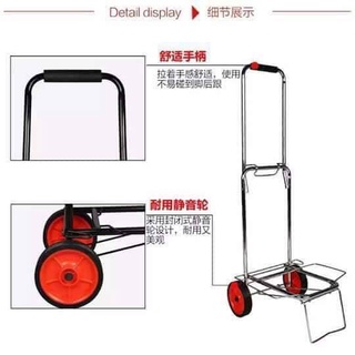 Trolley Push Cart Multifunction Foldable Grocery Trolley Grocery Cart large
