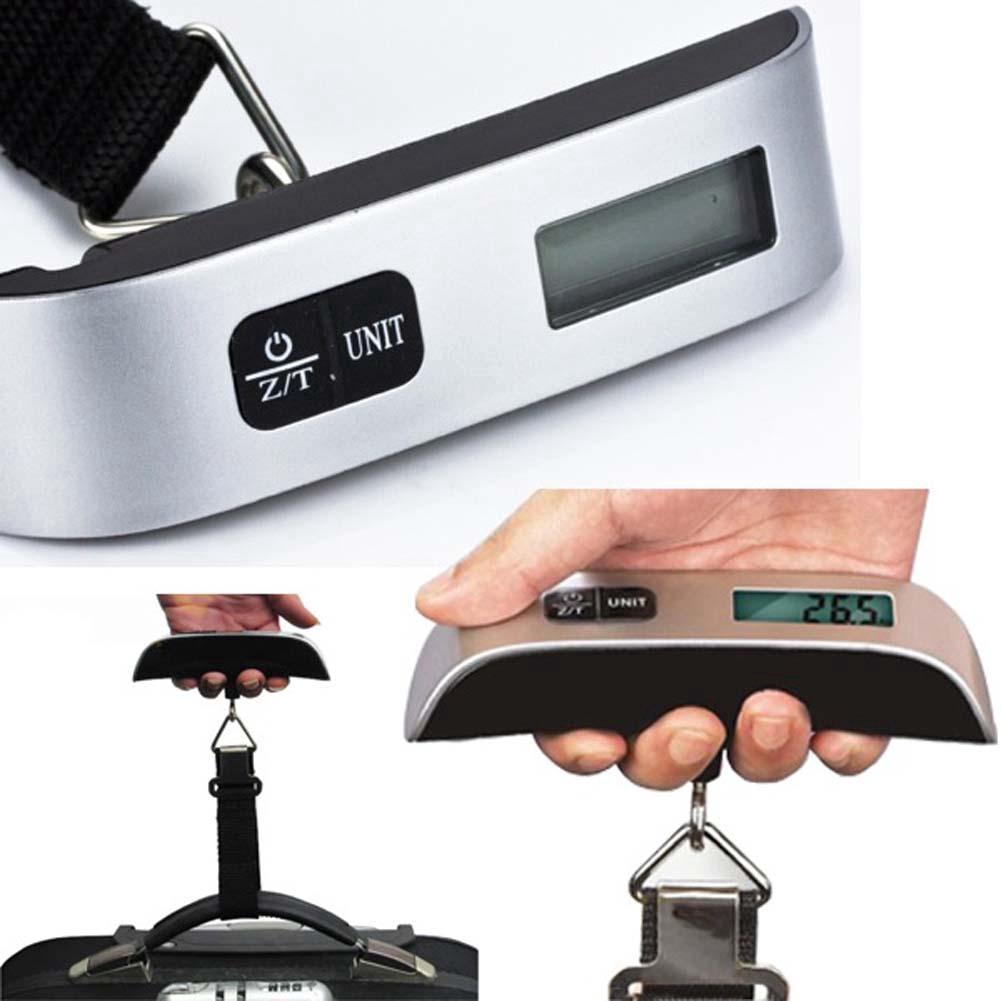 Luggage 50kg/110lb Electronic Hanging Weighing Scales Travel