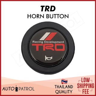TRD Horn Button Steering Wheel Center Push Switch Black (Universal)