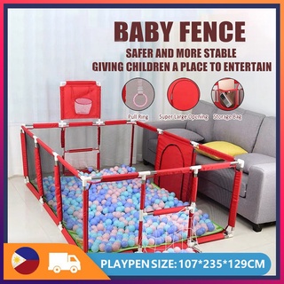 ☽✸✁Baby children's playpen play fence stainless steel playground indoor and outdoor safety barrier