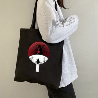 Anime Akatsuki Shopping Bag Manga Tote Harajuku Shopper Bag Women Canvas Shoulder Bag Female Ulzzang Funny Eco Large-capacity
