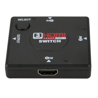 【NP】Portable 3 Port HDMI 1080P Splitter Switch Selector Switcher Hub for HDTV PS3