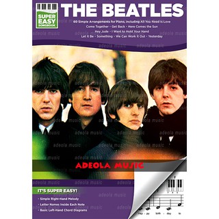 Child PIANO Book / (PFC-16) SUPER EASY PIANO - THE BEATLES / Beginner Keyboard Book