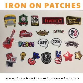 Iron On Patches P15/each (8)