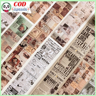 COD Vintage Masking Tape BUJO Planner Washi Tape Decor Journal Stickers