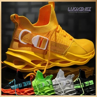 Unisex Shoes Men's Rubber Shoes Couple Thick-soled Height-increasing Shoes Yellow Shoes Sneakers