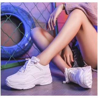 Korean Fashion Wihte Rubber shoes White Sneakers For Women