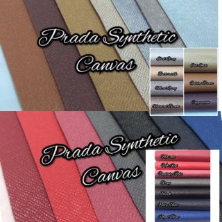 Faux leather Synthetic Canvas