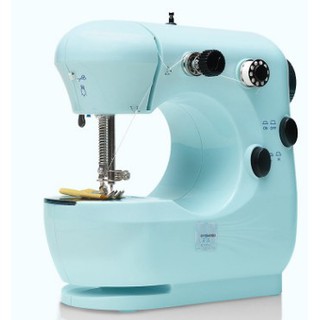 【Hot spot】Ready Stock Hot Sale Mini Handheld Sewing Machine Portable Electric Sewer Automatic And Pedal Double Selection Lucky baby