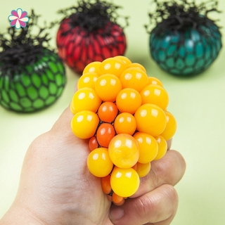 Funny toys 5CM Antistress Face Reliever Grape Ball Autism Mood Squeeze Relief Healthy Toys Fun Geek Gadget for Halloween Jokes YIDEASO