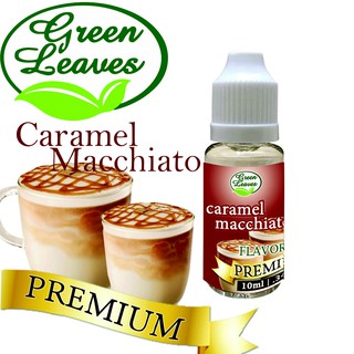 Premium Green Leaves Caramel Macchiatto Flavor