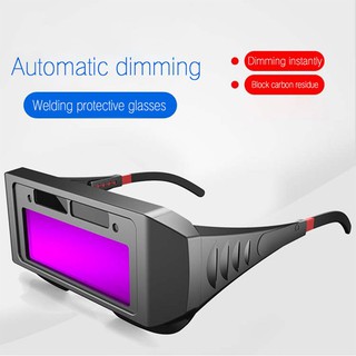 1pc Solar Powered Auto Darkening Welding Mask Helmet Goggles Welder Glasses For Eye Protection