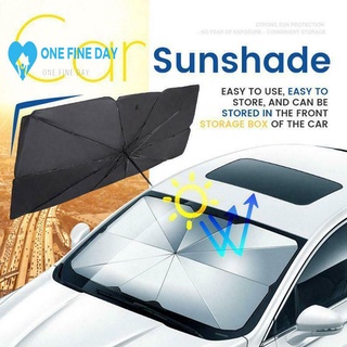 125cm 145cm Foldable Car Windshield Sun Shade Umbrella Car Cover Front Window Heat Interior F0G8