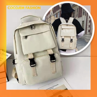 Affordable Korean Fashion Backpack Large Capacity Unisex School Bag Business Bag | CocoJem BXD9