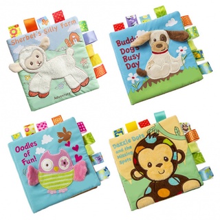 【YLW】0-12 Months Baby Cloth Book Intelligence Development Soft Learning Cognize Reading Books Early Educational Toys Readings (1)