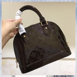 【Available】Lv Louis Vuitton BB Mini Alma HandbagSsling Replica Quality (25x19x12cm) (4)