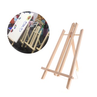 Wood Easel Exhibition Display Shelf Painting Stand Holder