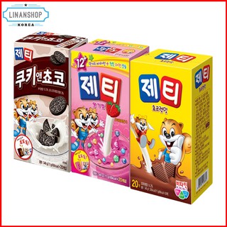 [JETTY] Sweetened Stick Powder Drinks 20T | 3Types Chocolate / Cookie & Chocolate / Strawberry Powder with Milk