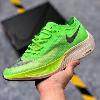 100% Original Nike Zoom X Vapor Fly NEXT% Neon Green Sports Running Shoes For Men&Women