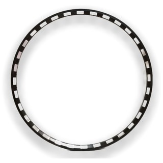 Bicycle rim 27.5 x 1.95 32 Holes Alloy Black with reflector